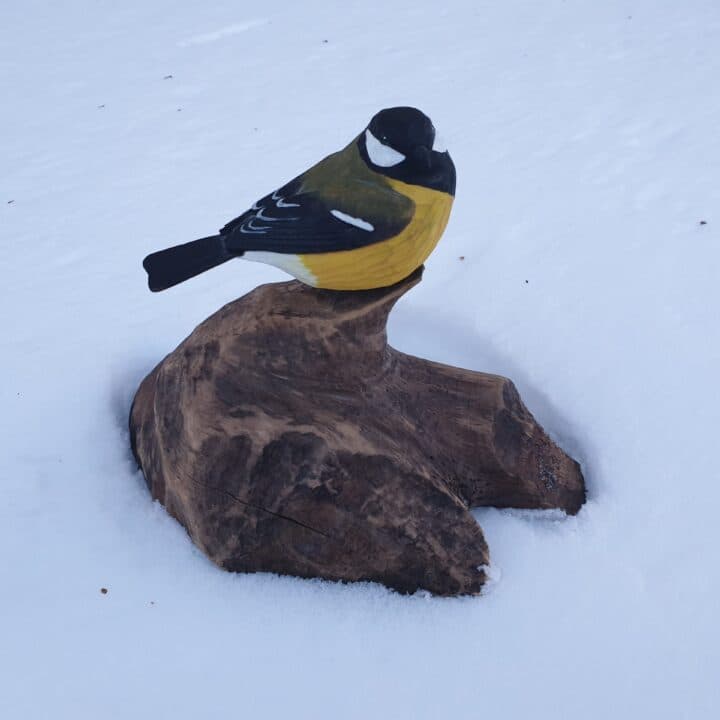 Vandringspokalen, en talgoxe snidad av Kjell Wågberg.