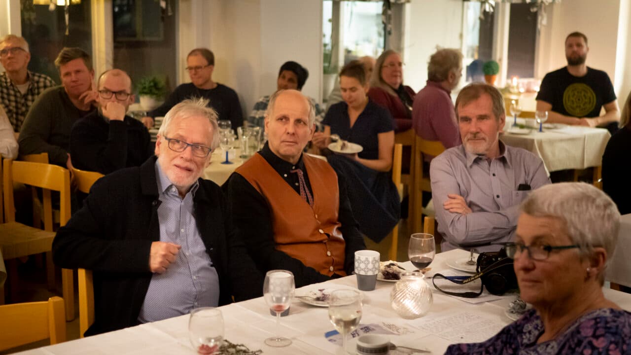 De som var med med när Naturskyddsföreningenen Jokkmokk och Steget Före bildades: Lars-Ture Lindholm ...